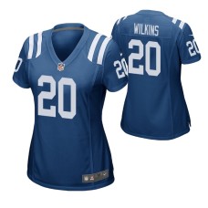 Women Indianapolis Colts #20 Jordan Wilkins Royal Nike Game Jersey