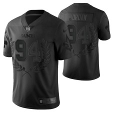 New Orleans Saints #94 Cameron Jordan limited edition Black collection Jersey