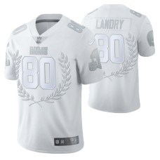 Cleveland Browns #80 Jarvis Landry Vapor Limited White Platinum Jersey