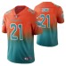 Miami Dolphins Eric Rowe Men Aqua Color Crash Gradient Jersey