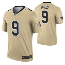 Men Drew Brees New Orleans Saints Jersey Gold Inverted Legend Edition