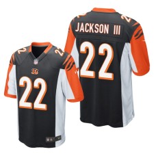 Youth Cincinnati Bengals #22 William Jackson III Black Nike Team Color Game Jersey