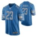 Detroit Lions Jeff Okudah #23 Blue Game Jersey