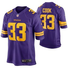 Men Minnesota Vikings Dalvin Cook #33 Game Purple Alternate Jersey