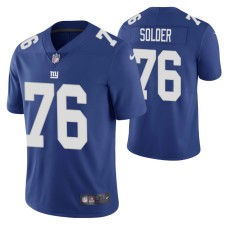 Nate Solder #76 Vapor Limited Royal New York Giants Jersey