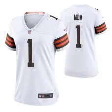 Cleveland Browns Game 2021 Mother Day White Jersey