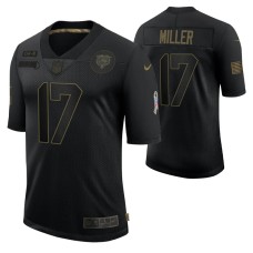 Chicago Bears #17 Anthony Miller Black 2020 Salute To Service Limited Jersey