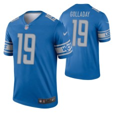 Men Kenny Golladay #19 Detroit Lions Blue Legend Jersey