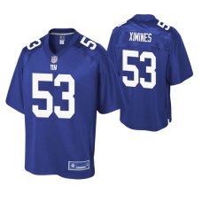 New York Giants Oshane Ximines Royal Pro Line Player Jersey