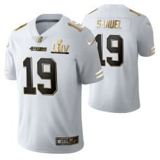 Deebo Samuel San Francisco 49ers Super Bowl LIV White Vapor Limited Golden Edition Jersey