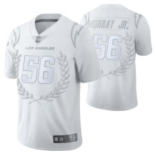 Los Angeles Chargers #56 Kenneth Murray Jr. limited edition White collection Jersey