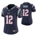 New England Patriots Tom Brady Navy NFL 100 Vapor Limited Women Jersey