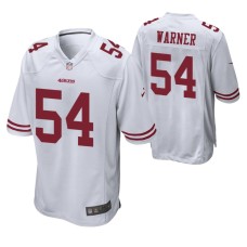 San Francisco 49ers Fred Warner White Game Jersey