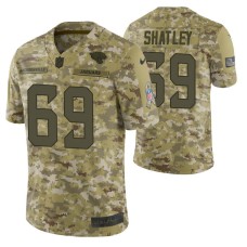 Jacksonville Jaguars #69 Tyler Shatley Camo 2018 Salute to Service Jersey Men