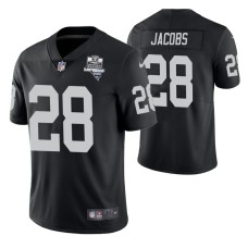 Las Vegas Raiders #28 Josh Jacobs Inaugural Season Black Vapor Limited Jersey