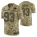 Buffalo Bills #93 Trent Murphy Camo Limited 2018 Salute to Service Jersey Men