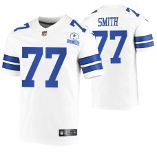 Men Dallas Cowboys Tyron Smith 60th Anniversary White Limited Jersey