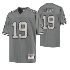 Adam Thielen Minnesota Vikings Metal Replica Jersey Charcoal