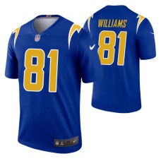 Men Mike Williams #81 Los Angeles Chargers Royal Legend Alternate Jersey