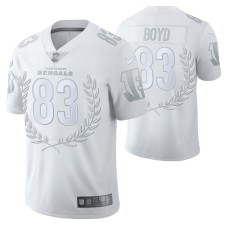 Cincinnati Bengals #83 Tyler Boyd Vapor Limited White Platinum Jersey