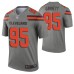 Men Myles Garrett Cleveland Browns Jersey Gray Inverted Legend Edition