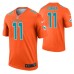 Men DeVante Parker Miami Dolphins Jersey Orange Inverted Legend Edition