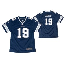 Youth Dallas Cowboys #19 Amari Cooper Navy Nike Team Color Game Jersey