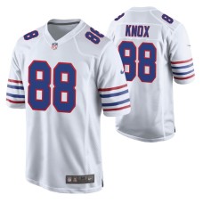 Buffalo Bills Dawson Knox #88 Game White Alternate Jersey