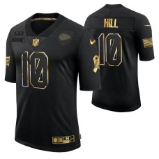 Golden Limited Black #10 Tyreek Hill Kansas City Chiefs Jersey