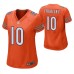 Women Chicago Bears #10 Mitchell Trubisky Orange Nike Game Jersey