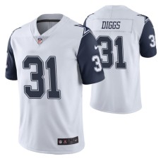 Men Dallas Cowboys Trevon Diggs 2020 NFL Draft White Color Rush Limited Jersey