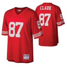 Men San Francisco 49ers Dwight Clark Scarlet Legacy Replica Jersey