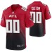 Men Atlanta Falcons Custom #00 Game Red Jersey