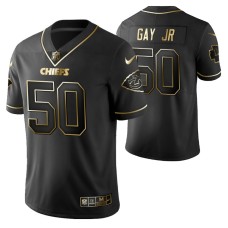 Kansas City Chiefs Willie Gay Jr. Golden Edition Black Vapor Limited Jersey