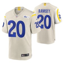 Jalen Ramsey Los Angeles Rams Cream Game Jersey Men