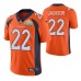 Men Denver Broncos Kareem Jackson Super Bowl 50 Patch Orange Vapor Limited Jersey