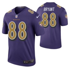 Men Dez Bryant Baltimore Ravens Purple Color Rush Legend Jersey