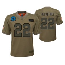 Carolina Panthers Christian McCaffrey Camo 2019 Salute to Service Game Jersey