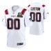 New England Patriots #00 Custom 6X Super Bowl Champions Patch Jersey White Game