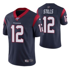 Houston Texans Kenny Stills Navy 100th Season Vapor Limited Jersey