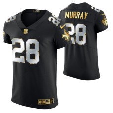 Men New Orleans Saints Latavius Murray Golden Edition Black Elite Jersey