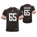 Youth Cleveland Browns Larry Ogunjobi Game #65 Brown Jersey