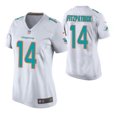 Miami Dolphins Ryan Fitzpatrick White Game Women Jersey