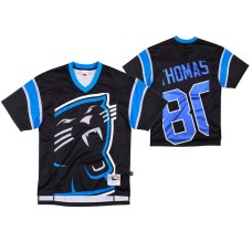 Carolina Panthers #80 Ian Thomas Big Face Black Jersey