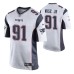 Men New England Patriots #91 Deatrich Wise Jr. White Nike Game Jersey