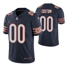 Men Chicago Bears #00 Custom Navy Nike color rush Limited Jersey