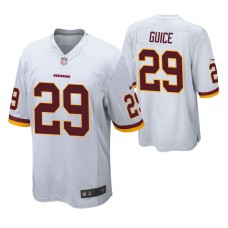 Men Washington Redskins #29 Derrius Guice White Nike Game Jersey