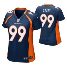 Jurrell Casey Denver Broncos Navy Game Jersey Women