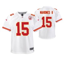 Youth Kansas City Chiefs #15 Patrick Mahomes II White Nike Team Color Game Jersey