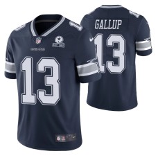 Dallas Cowboys Michael Gallup 60th Anniversary Navy Vapor Limited Jersey